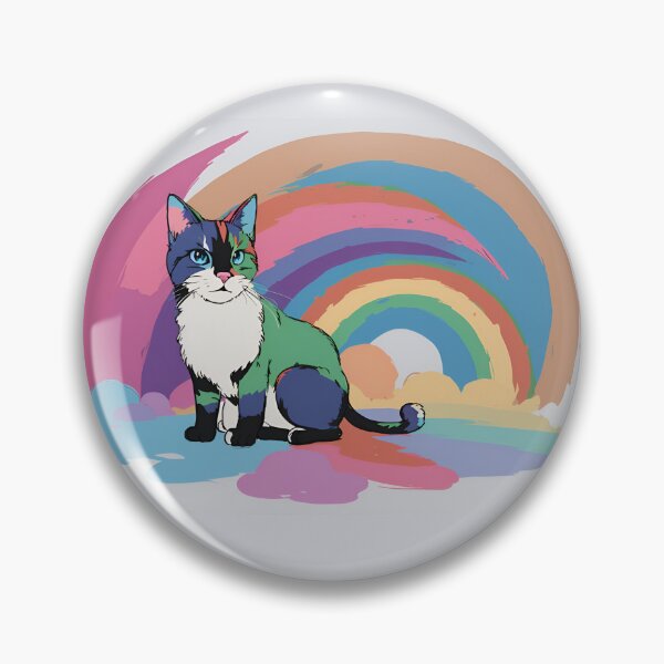 Item preview, Rainbow Whiskers: Cat Amidst the Spectrum designed and sold by alchemyaes.