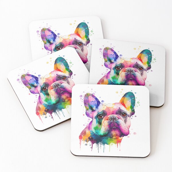Item preview, French Bulldog Watercolor Clipart designed and sold by RomanDigitalArt.