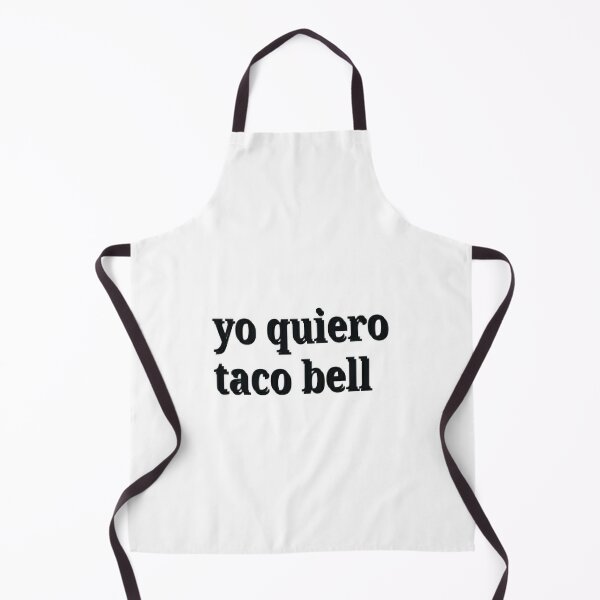 Taco Bell Apron Taco Bell Apparel Taco Bell Accessories -  Denmark