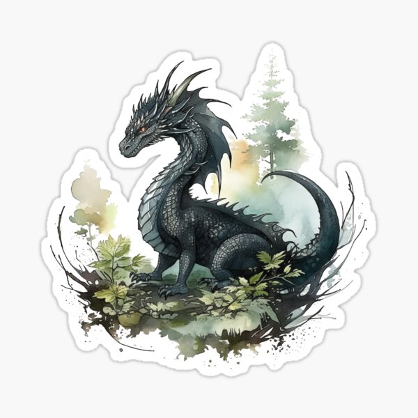 Item preview, Black dragon 2 designed and sold by DoomandBellas.