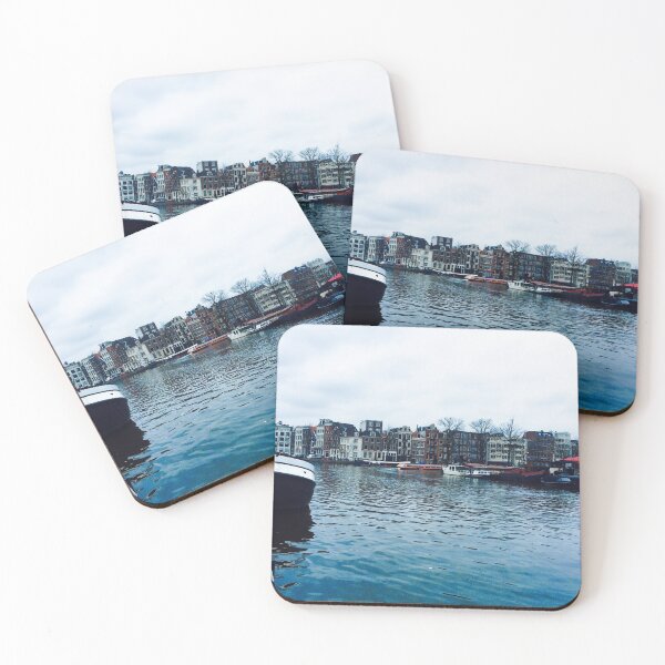 Item preview, Cityscape of amsterdam by the river designed and sold by Donutlovers.