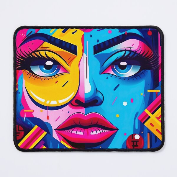 Item preview, Discover the Thrilling World of Pop Art: Dive into a Universe of Neon Hues and Captivating Eye-Candy! designed and sold by Hibiskusmond.