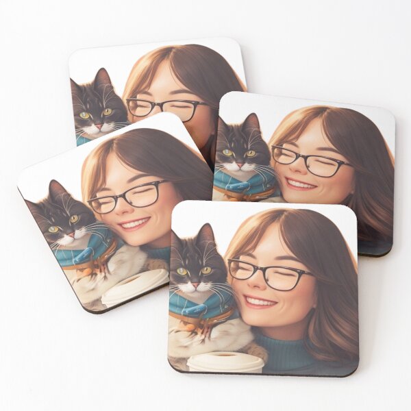 Item preview, Cute Cat Mother Coffee Lover :) designed and sold by alaasobhi.