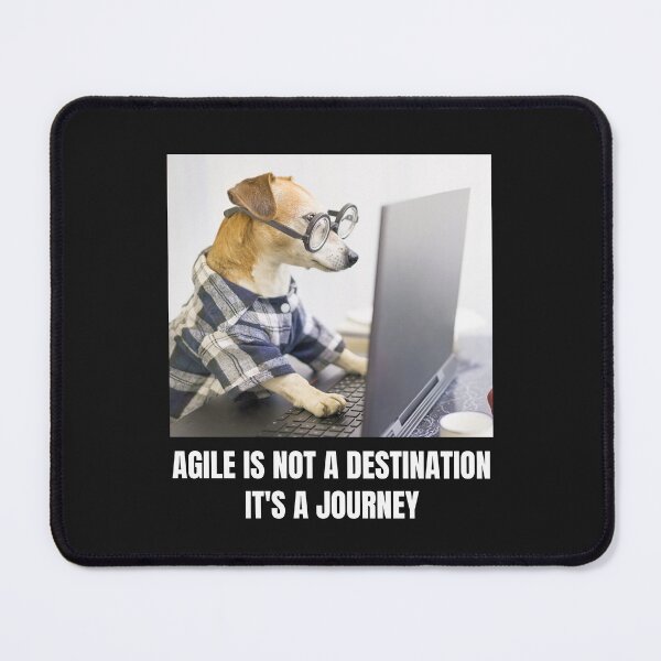 Item preview, AGILE IS NOT A DESTINATION, IT'S A JOURNEY  designed and sold by MurmuringShop.