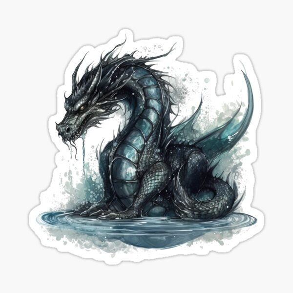 Item preview, Full body Black Dragon 1 designed and sold by DoomandBellas.