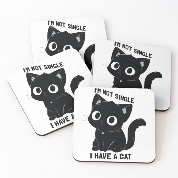 Item preview, i'm not a single i have a cat designed and sold by FurFashion.
