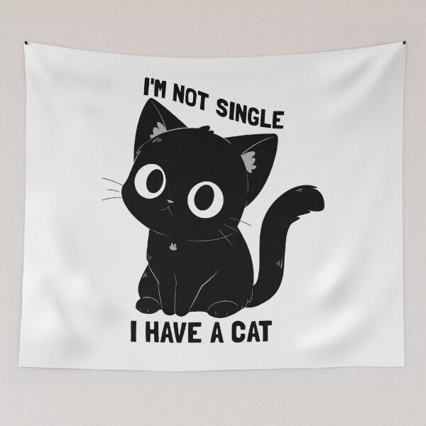 Item preview, i'm not a single i have a cat designed and sold by FurFashion.