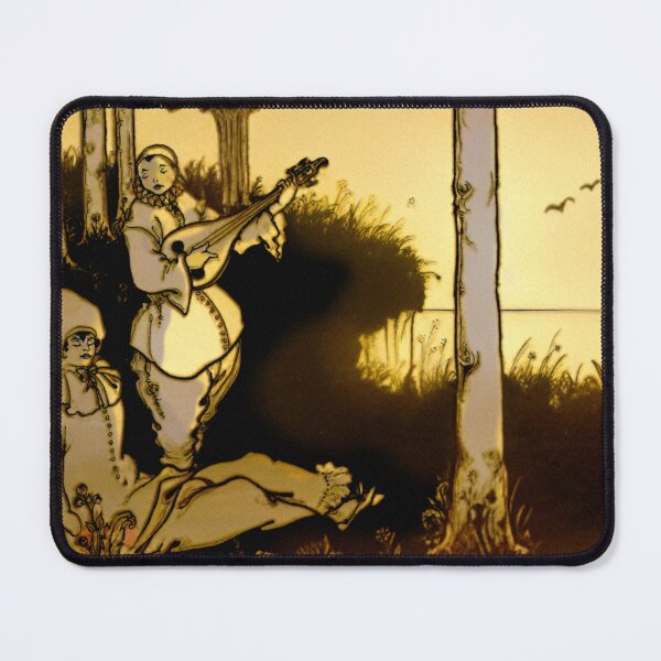 Item preview, Aubrey Beardsley Pierrot at Sunset Full Color designed and sold by Talia Felix.