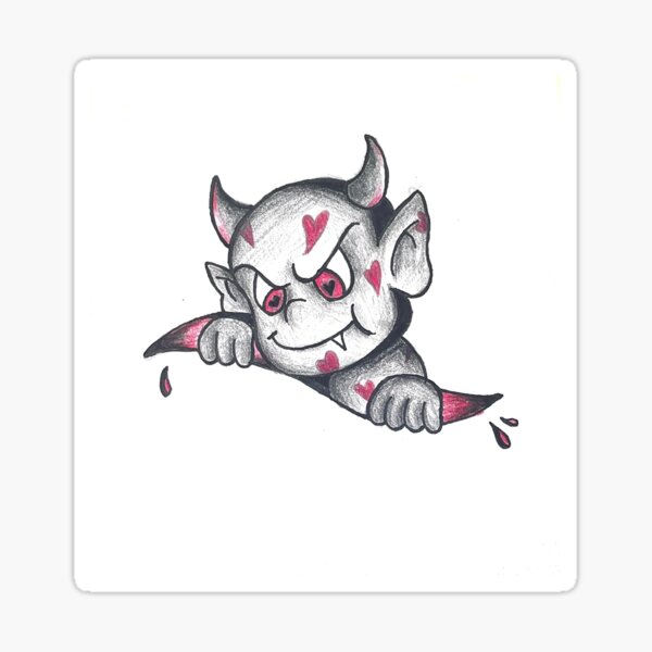 390+ Cute Devil Tattoos Cartoon Stock Illustrations, Royalty-Free Vector  Graphics & Clip Art - iStock