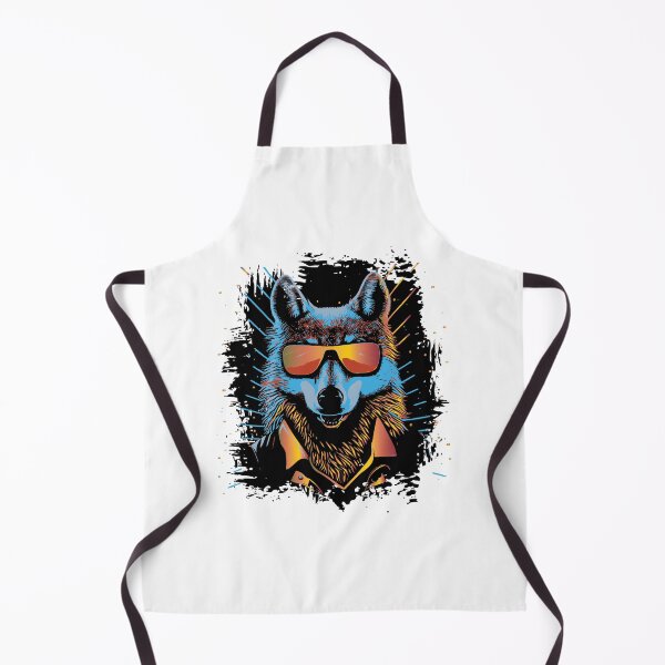 Item preview, Colorful Wolf with Sunglasses designed and sold by alw951.