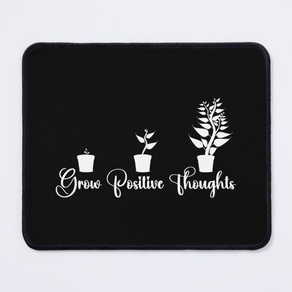 Item preview, Positivity / Grow positive thoughts plants motivational saying for plant lovers designed and sold by portrait4you.