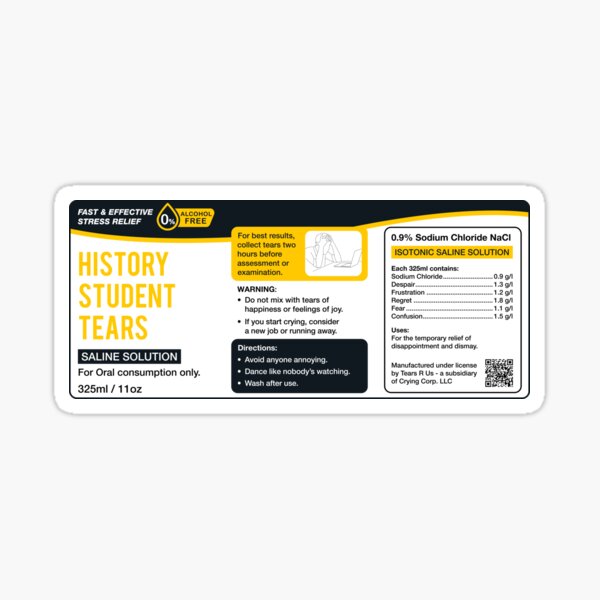 Item preview, History Student Tears designed and sold by bantermugs.