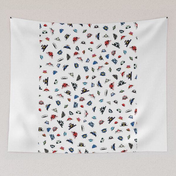 Item preview, F1 Pattern designed and sold by Alt_ Illustrations.