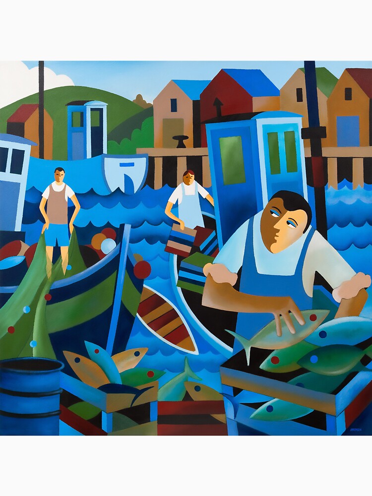 UNLOADING THE CATCH by arttas
