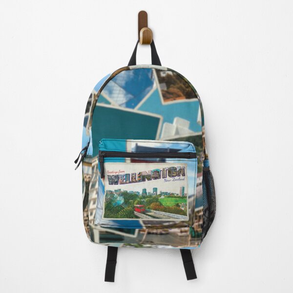 Item preview, Greetings from Wellington in New Zealand Vintage style retro souvenir designed and sold by DeveloperProp0.