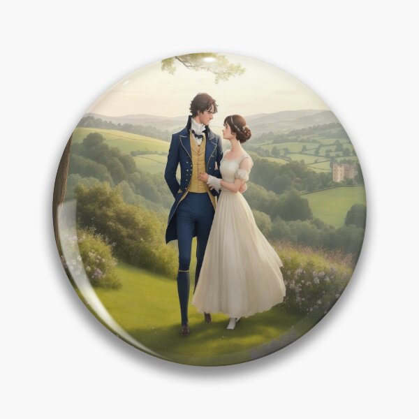 Item preview, Mr Darcy And Elizabeth Bennett Pride And Prejudice Inspired Art designed and sold by CDC40.