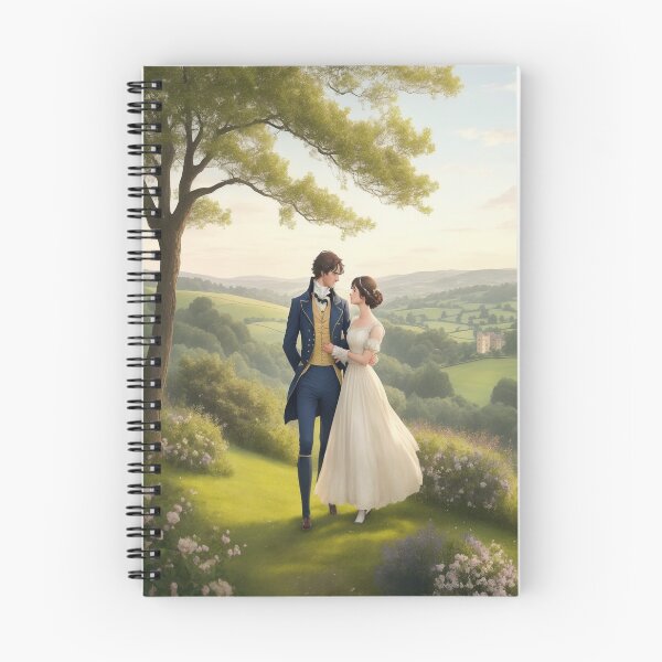 Item preview, Mr Darcy And Elizabeth Bennett Pride And Prejudice Inspired Art designed and sold by CDC40.