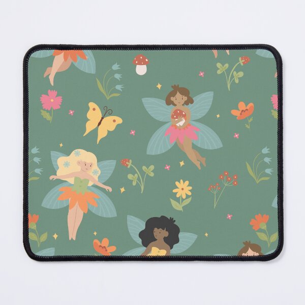 Item preview, multiracial fairies floral fairy  designed and sold by Gossip Rag.