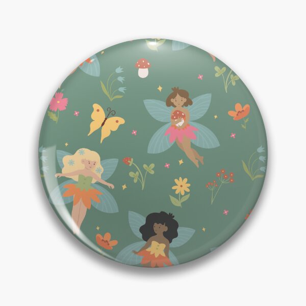 Item preview, multiracial fairies floral fairy  designed and sold by Gossip Rag.
