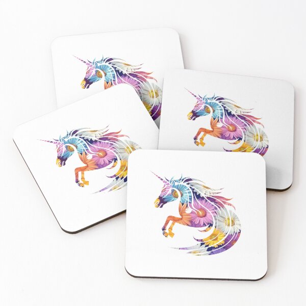 Item preview, Floral Fantasy: Flower Pattern Unicorn Illustration designed and sold by BloomingPixel.