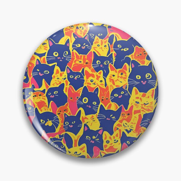 Item preview, Whiskered Wonders: Playful Cat Pattern designed and sold by alchemyaes.