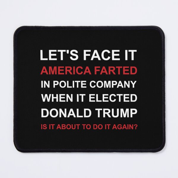 Item preview, America's 2016 Trump fart white designed and sold by Politics-Corner.