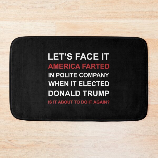 Item preview, America's 2016 Trump fart white designed and sold by Politics-Corner.