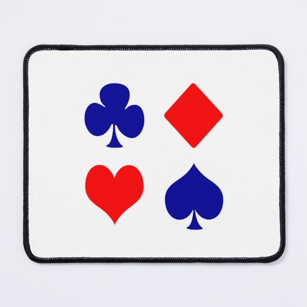 Item preview, Red and Blue Royale: A Design of Hearts, Diamonds, Clubs, and Spades designed and sold by csalvati77.