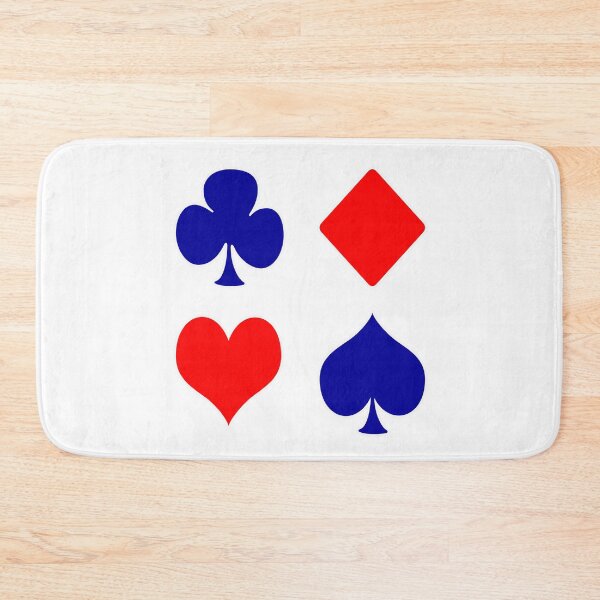 Item preview, Red and Blue Royale: A Design of Hearts, Diamonds, Clubs, and Spades designed and sold by csalvati77.
