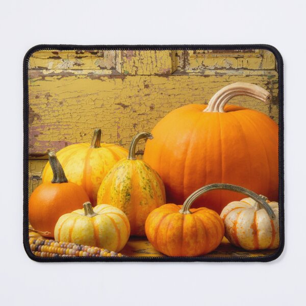 Item preview, Pumpkins On Yellow Table designed and sold by Garry Gay.