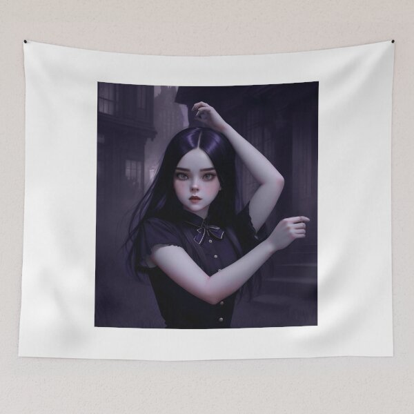 Item preview, Wednesday Addams Dance Grunge Cyberpunk Purple  designed and sold by theodorchik.