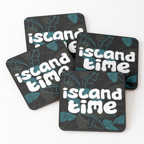 Item preview, Island Time Vintage Banana Leaf Beach Life designed and sold by Renata Illustrata.