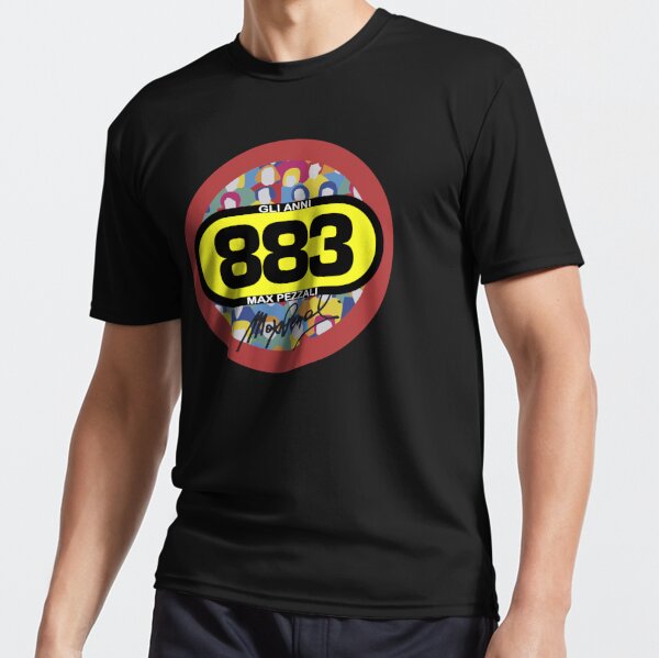 Max Pezzali & 883 Logo Tribute: A Salute to Musical Excellence Active  T-Shirt for Sale by EMWebDesign