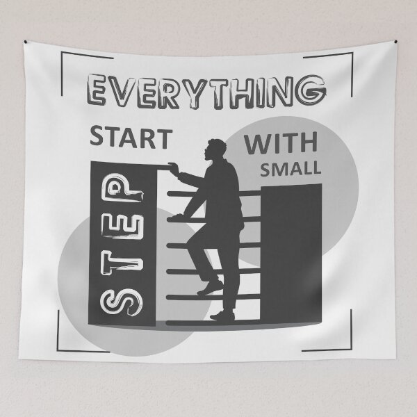 Item preview, Everything Start With Small Step designed and sold by Nivus.