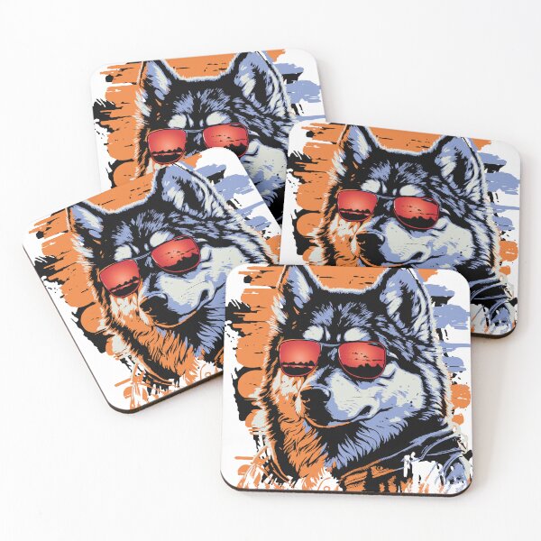 Item preview, Retro Style Wolf in Sunglasses designed and sold by alw951.