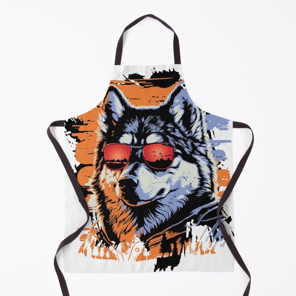 Item preview, Retro Style Wolf in Sunglasses designed and sold by ALW951.