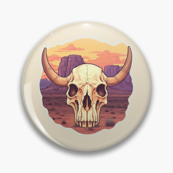 Item preview, Vintage Desert Skull Print by kidkye  designed and sold by kidkye.