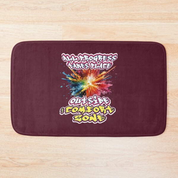 Item preview, All Progress Takes Place Outside The Comfort Zone - Gifts for people of success designed and sold by HiddenDimensi0n.
