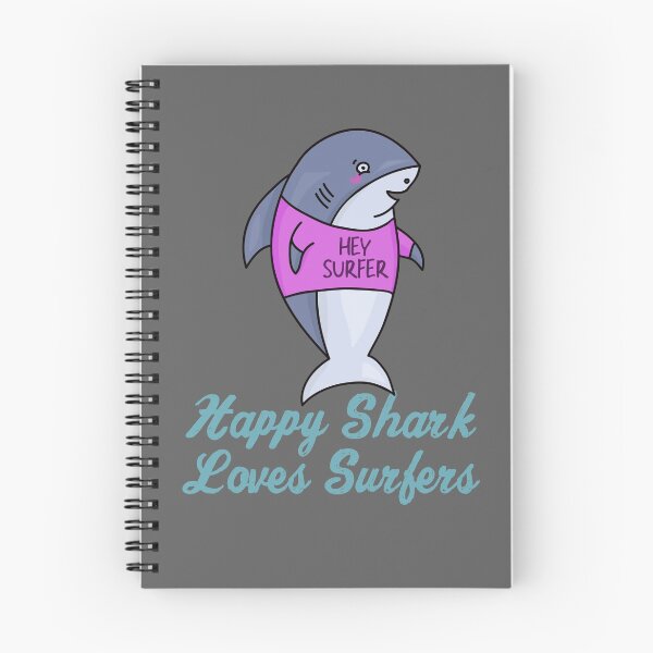 Item preview, Happy Shark Loves Surfers designed and sold by Robert Diebold.