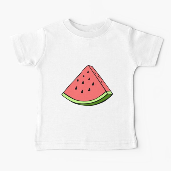 Cute Watermelon Baby T Shirt By Happyfruits Redbubble