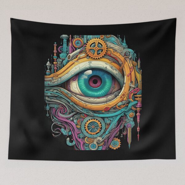 Item preview, Vision Mechanica: Mechanical Eye Artwork T-Shirt designed and sold by JLCableStudio.