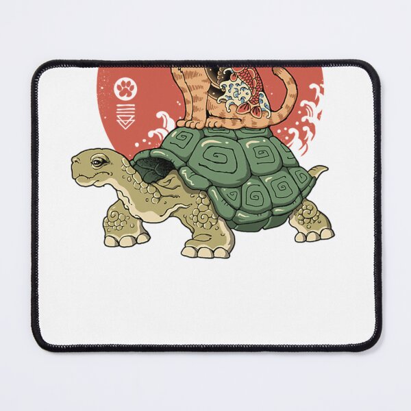 Item preview, Catana on Turtle designed and sold by SanneHappyBirt.