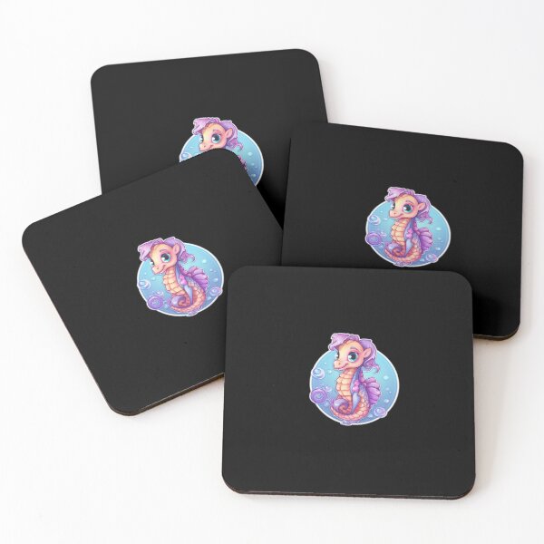 Item preview, A pastel, adorable, fantastical seahorse designed and sold by OLX4VA.
