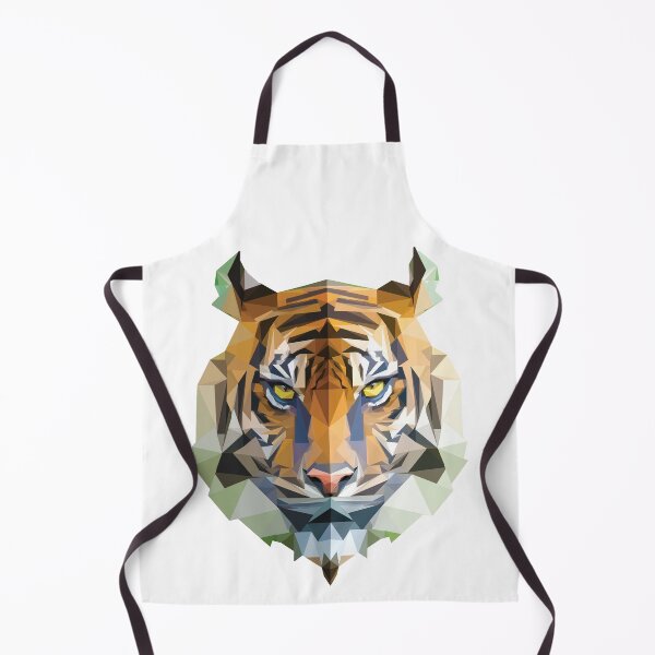 Item preview, Low Poly Tiger designed and sold by dotzfordayz.