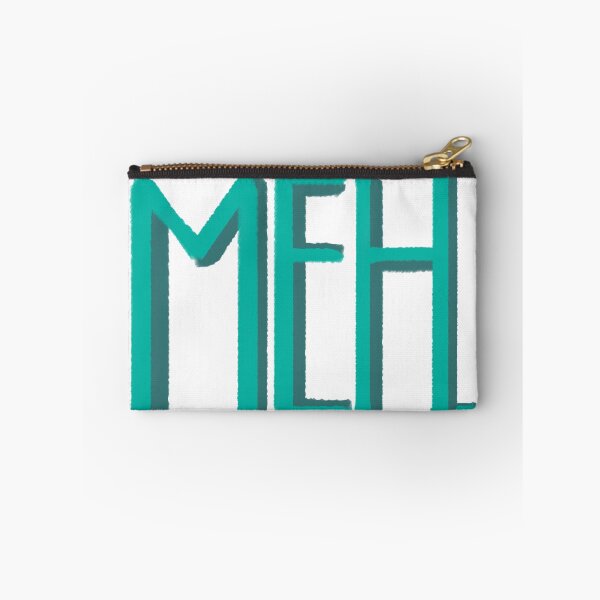 Artikelvorschau, Aussage „Meh.“ in türkis mit schatten entworfen und verkauft von Fairyydrawss.