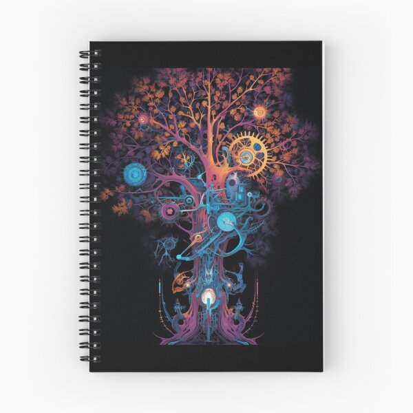 Item preview, Cybernetic Canopy: Mechanical Tree T-Shirt designed and sold by JLCableStudio.