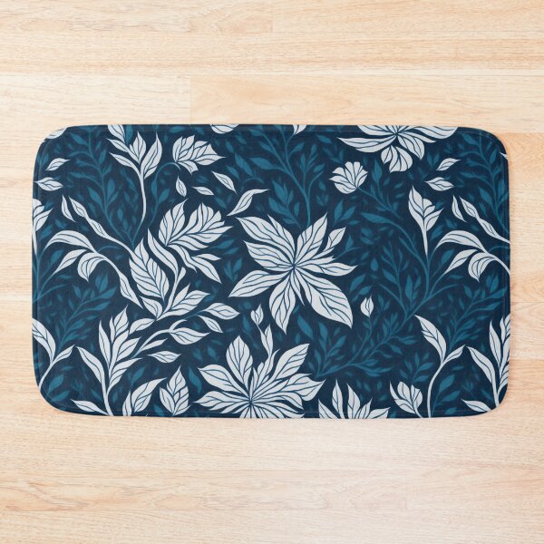 Item preview,  flowers patten blue and white  blue designed and sold by jkrphoto.