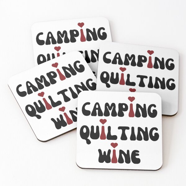 Item preview, I LOVE Camping, Quilting, Wine designed and sold by NorthernSnappy.