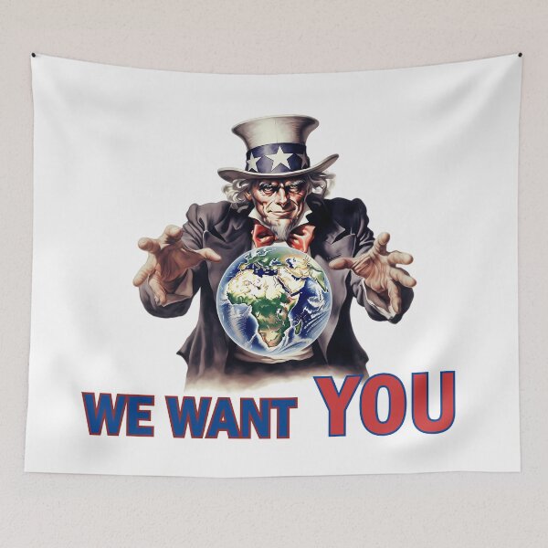 Item preview, Independence Day July 4th World Domination Uncle Sam Power Grab designed and sold by SweetWhiskers.
