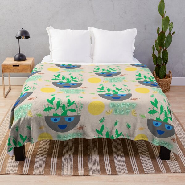 Item preview, "Embrace the Radiance: Happy Day Design with Sun and Plants" designed and sold by GiftsAndCrafts.